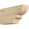 Ekena Millwork Ridgewood Rough Sawn Rafter Tail, Douglas Fir, 4"W x 8"H x 16"L RFT04X08X16RID00RDF - alternate 1